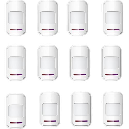 Wireless Motion PIR IR Sensor Intelligent Detecting Passive Infrared Alarm Detector 433MHz For Our Alarm System 12pcs/lot