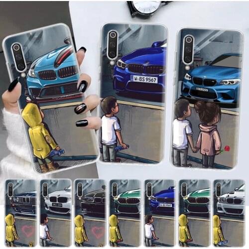 Boy Girl See Sports Car Jdm Drift Soft Cover Phone Case For Xiaomi Note 10 Mi 11 9 8 CC9 9T 10T A1 A2 A3 F1 F2 X3 NFC Pro Lite 5