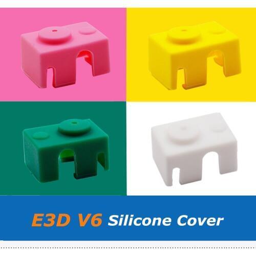 3D Printer Part E3D V6 Aluminum Block PT100 Version Warm Insulation Silicone Cover Case