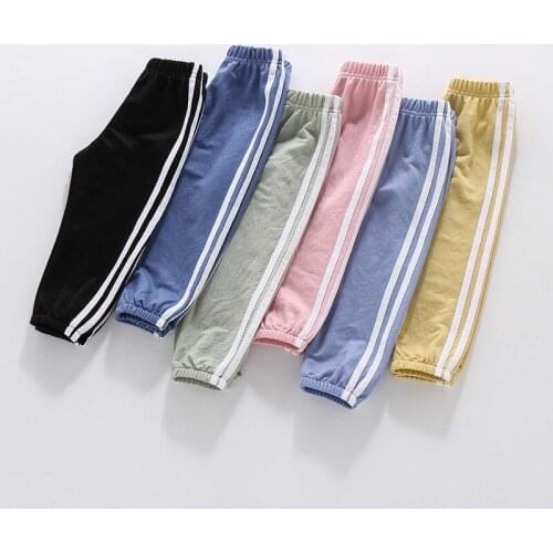 Yocute Childrens Clothing Spring Summer New Childrens Wear Kids Anti Mosquito Trousers Boys Girls Breathable Cotton Bloomers