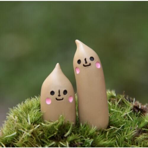 1pcs Action Figure random Potato lovers doll DIY 3-3.6cm PVC garden microscopic bonsai doll ornaments Decoration Model anime