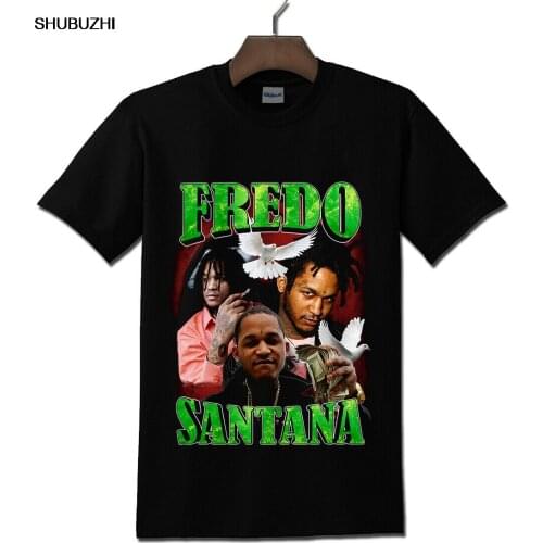 Cotton tshirt men summer fashion t-shirt euro size Fredo Santana Black T Shirt male brand teeshirt men summer cotton t shirt