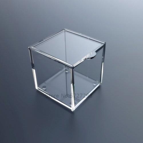 Lipstick Storage Box 4mm Thick Luxury Acrylic Cover Desktop Home Decoration Cosmetic Dust Clear Plexiglass Organzizer