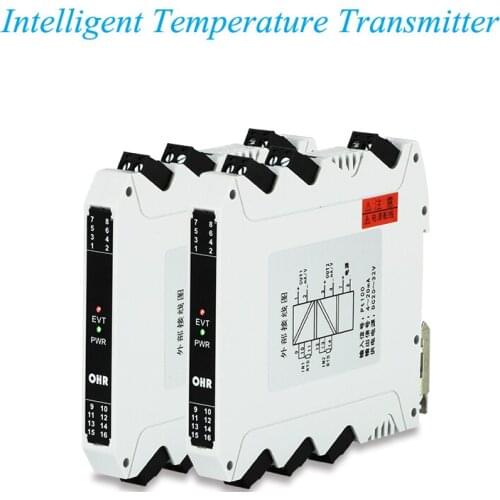 Intelligent Temperature Transmitter Thermal Resistance Thermocouple Signal Isolator Conversion Distribution OHR-M22