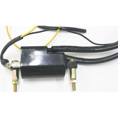 12v Ignition Coil 90mm For TRIUMPH NORTON BSA BONNEVILLE COMMANDO LIGHTNIN First resistance 4 OHM Second 14500 OHM