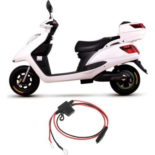 12V Motorcycle Battery Charger Terminal Ring Connector Cable Output Connecting Q9QD