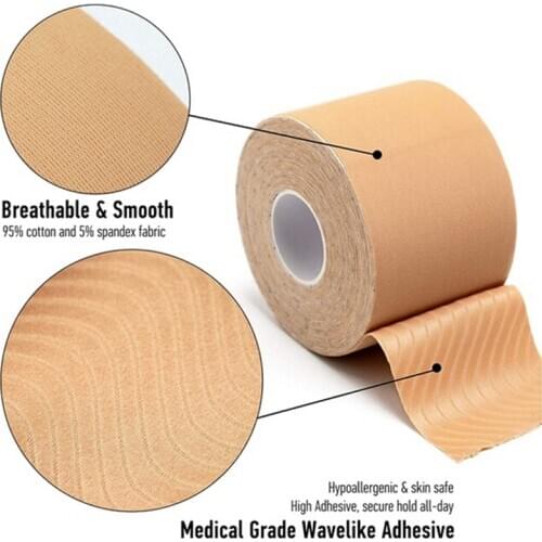 Dresses And Hump Correction Tape Adhesive Silicone Bra DIY Lift Boob Job With Nipple Cover Petal Chest Paste Breast Lift Tape