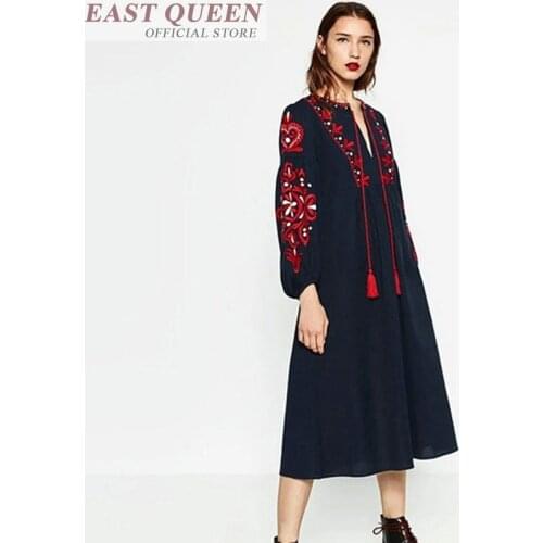 Summer dress 2018 boho bohemian boho beach dress floral print casual loose dresses new fashion 2018 women dresses FF391 A