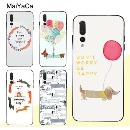 MaiYaCa Dachshund Dog Case For Huawei P30 Pro P40 P10 P20 Lite Mate 20 30 10 Lite P Smart 2019 Z