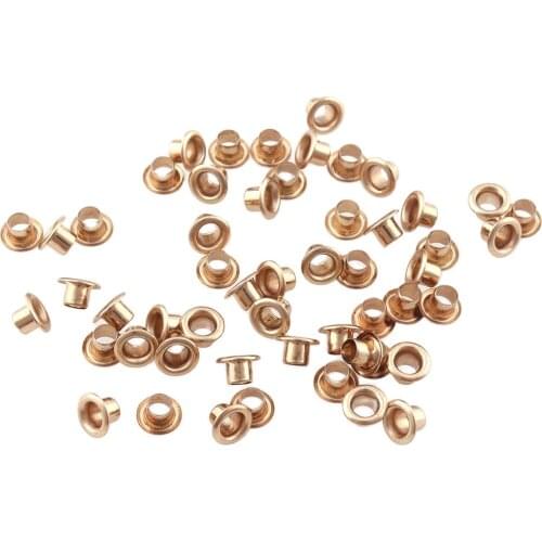 500pcs Metal eyelets For Scrapbooking DIY embelishment garment clothes eyelets Scrapbook Eyelet 7*4*4mm Shoes Tag Accessories