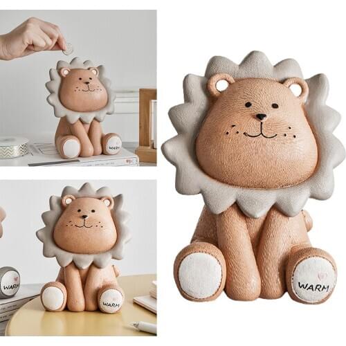 Cute Piggy Bank, Coin Bank Moneyboxes for Children, Kids Boys Girls Resin Money Bank, Birthday New Year Toy Gift Savings Jar