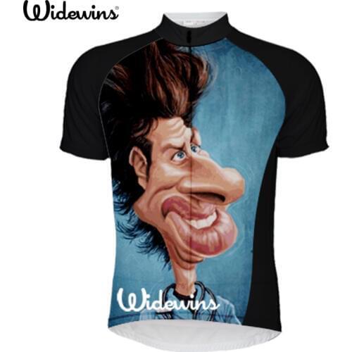 Big mouth Mens sport Shirt Cycling jersey Cartoon class Sponge Tiger Smiling face Bat Breathable Road Bike Bicycle Top 5743