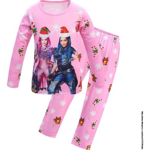 New Baby Clothes Set Winter Cotton Descendant 3 Baby Girls Clothes Homewear Kids Baby pajamas Childrens pajama Set