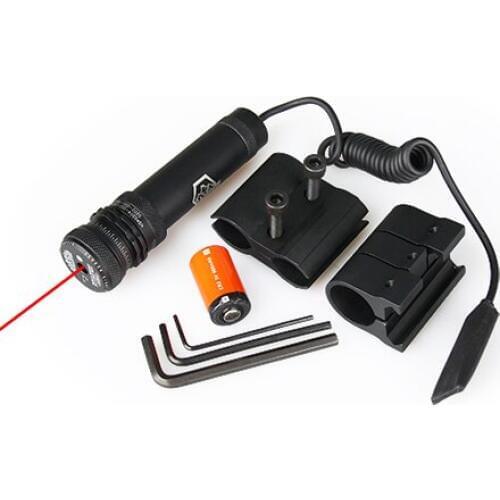 PPT 1 inch tube red laser sight/red laser pointer/red laser aimer fits 20mm rail for rifle scope for hunting GZ200005
