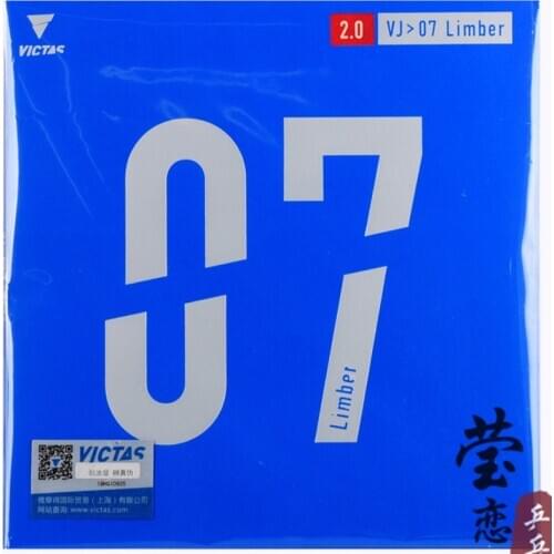 Original Victas VJ07 Limber table tennis rubber astringent rubber fast attack with loop for table tennis racket ping pong rubber