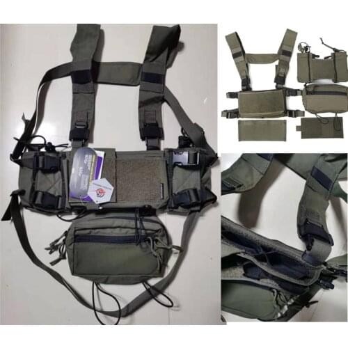 RG BK CB WG Outdoor sport Tactical Airsoft SS Micro Fight Chassis MK4 Chest Rig