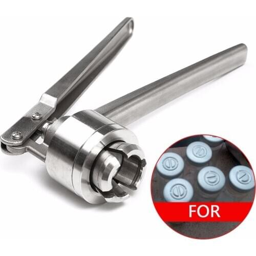Stainless Steel Manual Vial Crimper Hand Sealing Machine for Crimping 20Mm Flip Off Caps for Aluminum Caps
