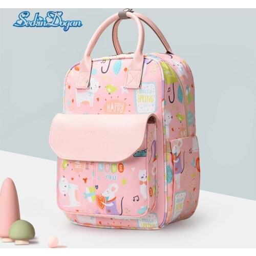 SeckinDogan New Large Capacity Fashion Mummy Backpack Multifunction Baby Bottle Diaper Organizer Outdoor Travel Storage Bag