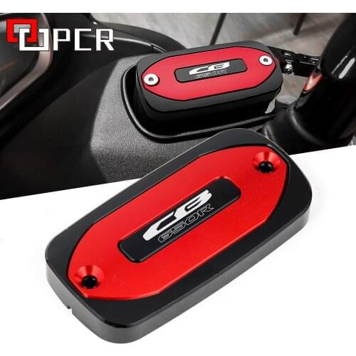 For HONDA CB650R CB 650R 2019-2021 High quality Motorcycle CNC Aluminum Front Brake Reservoir Fluid Tank Oil Cup Cover Caps Red