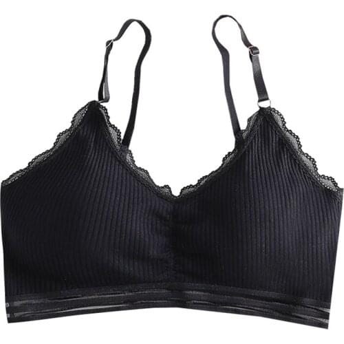 Ladies Lace Cotton Beauty Back Strap Underwear Sexy Gathered Bralette Lingerie Women Brassiere Intimates Bras