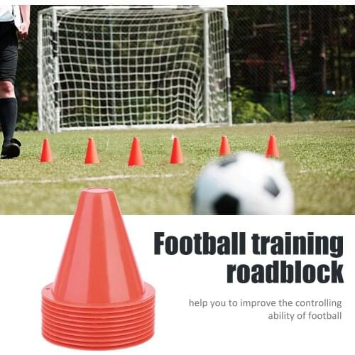 10Pcs/Lot 8cm Soccer Skate Marker Soccer Training Cone Roller Soccer Rugby Basketball Training Marker Cup Football Sign Bucket