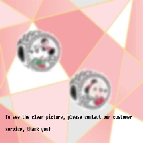 2021 New Product 100% S925 Sterling Silver Exquisite Animal Mouse Original Diy Jewelry Suitable For Romantic Gifts For Women