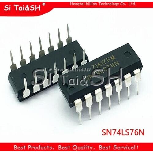 5PCS SN74LS76N DIP16 74LS76 DIP HD74LS76AP new original Double JK flip-flop chip