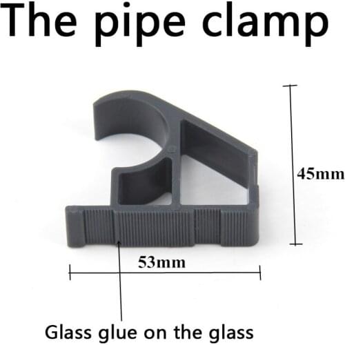 Aquarium water pipe clamp Fish Tank pipe Clamp 25mm C Style Pipe Clamp Plastic Pipe Clamp 1 Pcs