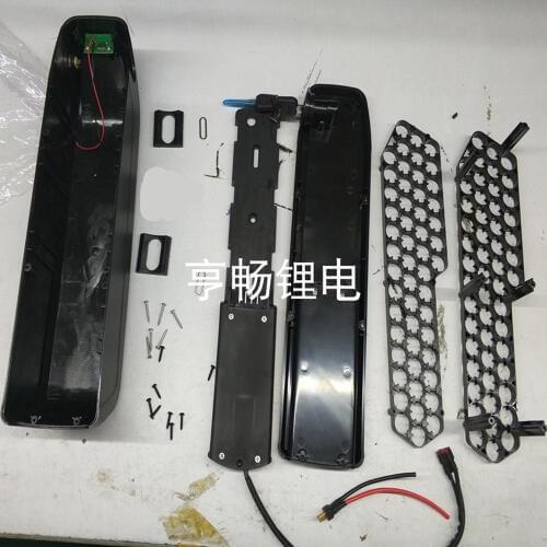 E bike lithium battery box hailong new kettle style for 48v battery pack with 18650 holder Li ion battery storage box 36v 48v