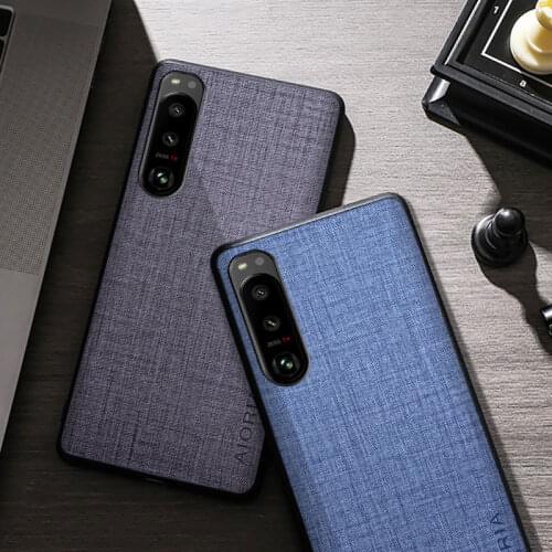 Fabric Silicone Case For Sony Xperia 5 III 1 III 10 III XZ3 1 XZ4 ACE 2 Soft TPU Bumper Back Cover For Xperia 10 1 5 iii Case