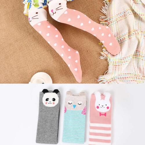 Children render stereo ear leg warmers animals stockings hosiery for students for straight autumn/winter knee high leg warmers