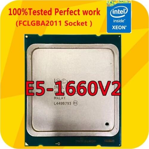 Intel Xeon CPU E5-1660V2 Tocessor SR1AP 3.7GHz 6-Cores 15M 130W LGA2011 For x79 motherboard