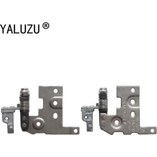 YALUZU Laptop Lcd Hinges Kit for Dell latitude 7270 E7270 AAZ50 LCD screen hinges axis shaft AM1DK000800 AM1DK000900 L&R Hinge