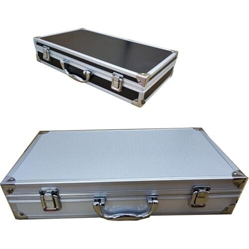 Multifunctional Hardware Toolbox Aluminum Box Instrument Case Portable Storage Tool Case Safety Equipment Case with Foam