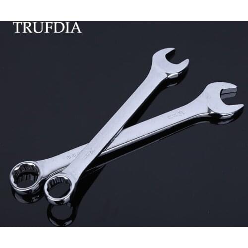 Durable ratchet wrench set plum blossom open combination wrench two-way double fast ratchet wrench auto repair tools