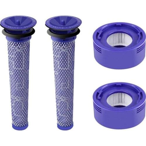 Post Motor Filter Replacement HEPA Filters Kit for Dyson V7/V8 Animal Absolute Cordless Vacuum Cleaner Replace Part Set