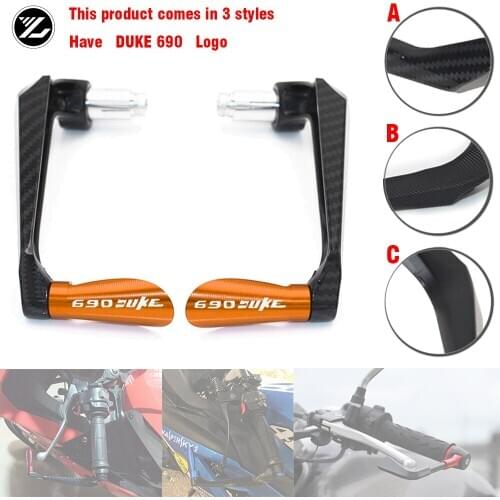 For KTM 690 Duke 690 Duke 2014 15 16 logo Rc Motorcycle Handguards Handlebar Grips Protector bar ends Levers Guard