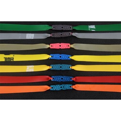 New 10Pcs/Lot High Quality Rubber Bands flat skin band strong thickening thick flat skin For Slingshot Hunting Outdoors jjff