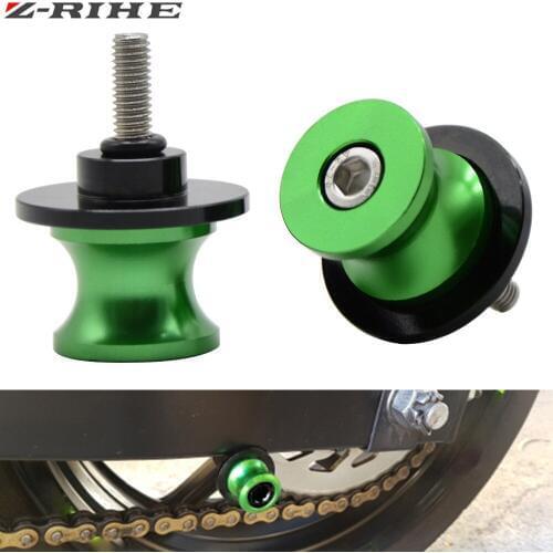 New Universa motorcycle parts Aluminum Swingarm Spools slider 6 colors for KAWASAKI Ninja 636 ZX-6R Ninja 600 Ninja 300 ABS