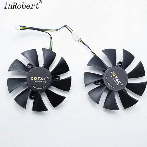 New 85MM GA91S2H GFY09010E12SPA 4PIN Cooler Fan Replace For ZOTAC GeForce GTX 1060 AMP Edition GTX 1070 Mini Graphics Card Fans