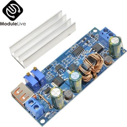 DC DC Step Up Boost Converter 2-24v to 3-30v CC CV Power Adjustable Regulated Power Supply 3.7V 6V 9V 12V With Heatsink 4A 80w