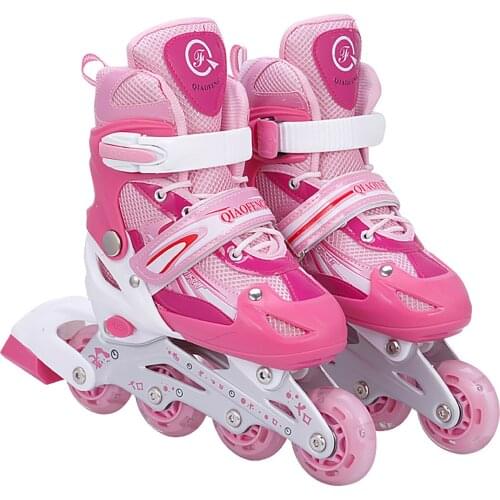 Durable Roller Skates For Kids Safe Skates Rollerskates Kids Skates Shoes Wheels Adult Roller Skate Kids Boys Skate Adjustable