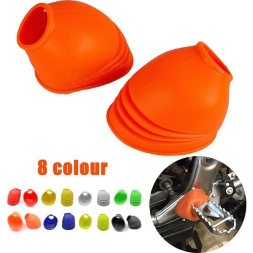 Motorcycle Foot Peg Cover PVC Dirt Bike Off-road Pedal Protector For KTM EXC EXCF XC XCF XCW XCFW MX EGS SX SXF SXS SMR 125