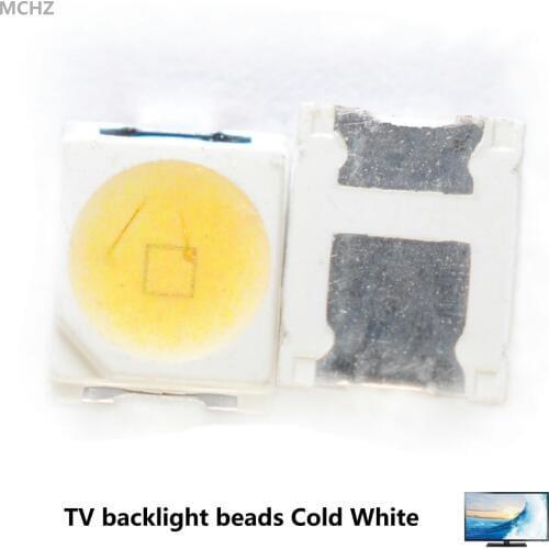 1000pcs Replace lg jufei High Power LED 1W 3V-3.6V 1210 3528 tv 2835 92LM TV backlight beads 300MA 350MA Cold and white