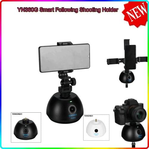 YN360G Smart 360° Rotation Auto Smart Shooting Selfie Stick Intelligent mobile phone holder for YouTube and Titok Live Broadcast