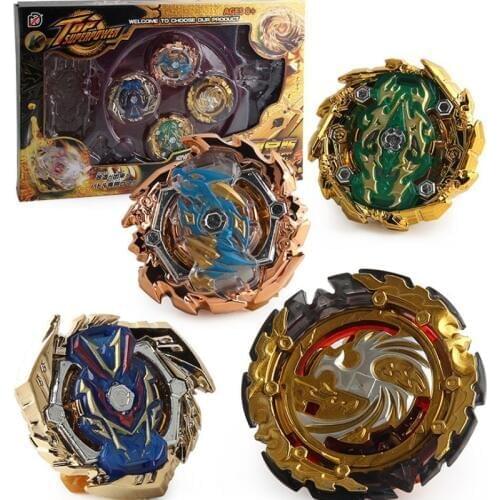 XD168-22 Burst Spinner 4-in-1 Handle Sword Limited Edition Gold Edition Set Fighting Athletic Plate With Launcher YH2057