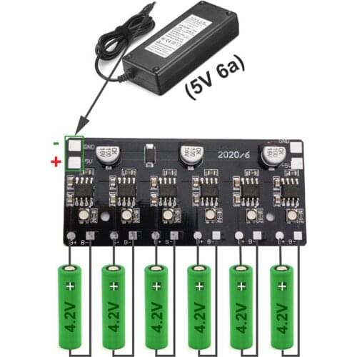 Charging Module PCB Circuit Board Charger Array 5V Input for 18650 4.2V Lithium Battery Electric Scooter AParts