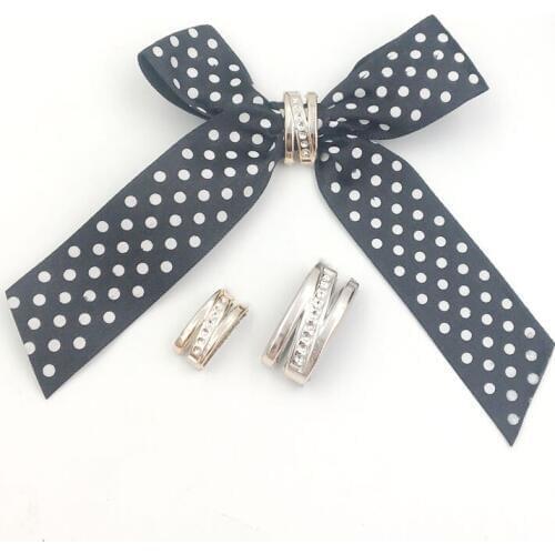 Gold color no fade12/28mm,20pcs, Ribbon Slider For Wedding Invitation Headband Hair Clip DIY accossries bowknot bag box shoe