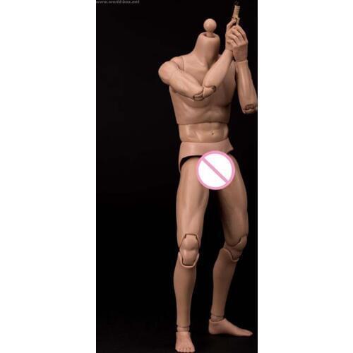 1/6 Muscular Narrow shoulders AT011 Male Man Ferrite Body Ver. for 1/6 Man Head sculpt Figure Toys Gift Collections WorldBox