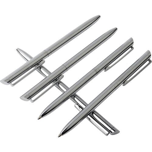 1PCS Metal Ballpoint Pen 0.7mm Brass Ballpoint Pen Rotary Oil Stylo Stainless Steel Luxury Ball Point Office School Stationery